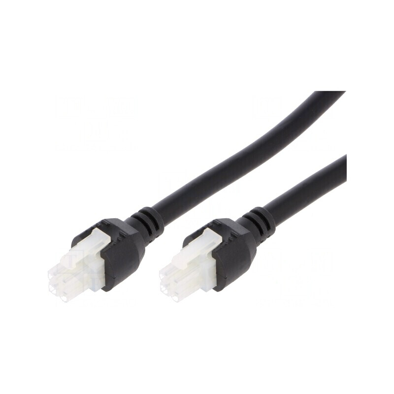 Cablu Mini-Fit Jr Mamă 4Pini 2m 7.5A PVC 18AWG | Electronic-mag.ro | Componente Electronice