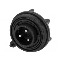 Conector Circular 3 PIN Soclu Tată Buccaneer Standard IP68 | Electronic-mag.ro | Componente Electronice