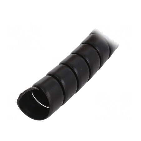 Înfășurare în spirală polipropilenă neagră 34mm 1m | Electronic-mag.ro | Componente Electronice
