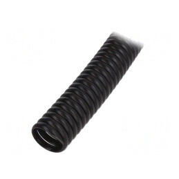 Tub de protecție polipropilenă neagră 37mm x 1m | Electronic-mag.ro | Componente Electronice