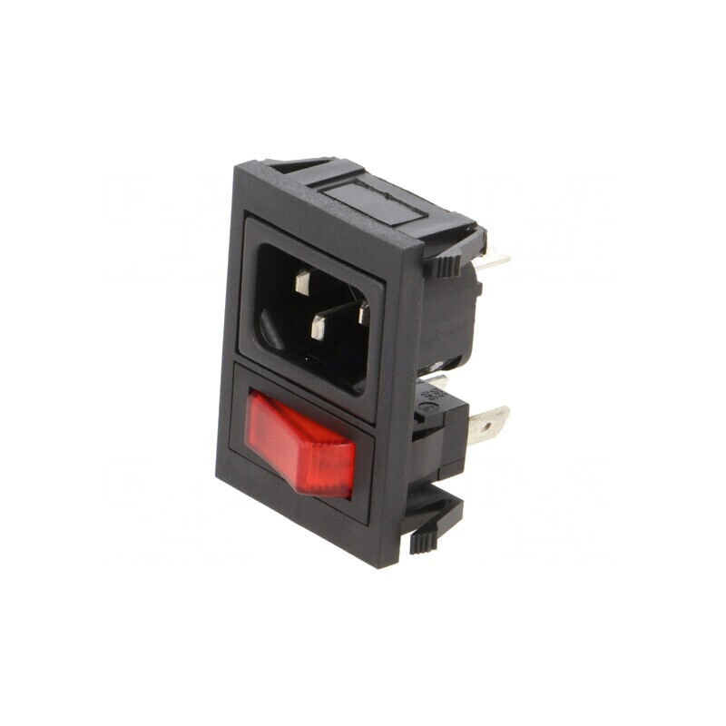 Conector Alimentare AC 10A 250VAC IEC 60320 | Electronic-mag.ro | Componente Electronice Conector Alimentare AC 10A 250VAC IEC 60320 | Electronic-mag.ro | Componente Electronice
