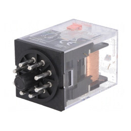 Releu Electromagnetic DPDT 110VAC 10A | Electronic-mag.ro | Componente Electronice