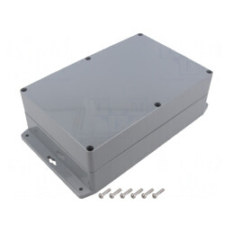 Carcasă universală cu lame de fixare 146x222x75mm | Electronic-mag.ro | Componente Electronice