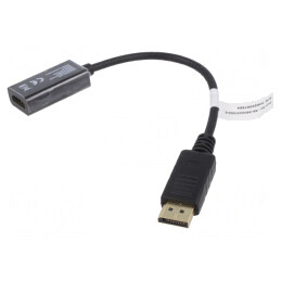 Adaptor DisplayPort la HDMI, 0.2m, Negru | Electronic-mag.ro | Componente Electronice