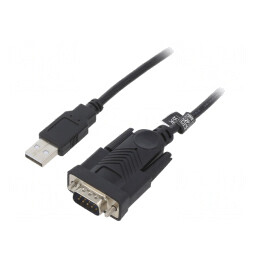 Convertor USB-RS232 D-Sub 9 pini USB A 1,5m | Electronic-mag.ro | Componente Electronice