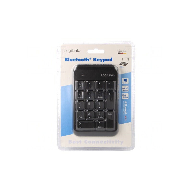 Tastatură Wireless Neagră Bluetooth 5.1 10m | Electronic-mag.ro | Componente Electronice