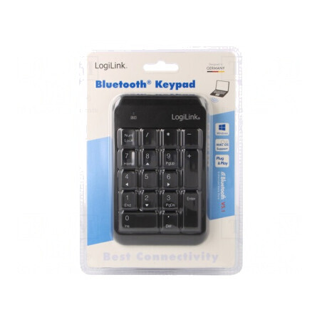 Tastatură Wireless Neagră Bluetooth 5.1 10m | Electronic-mag.ro | Componente Electronice