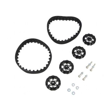 Şenile Neagră 35mm 30T TRACK SET | Electronic-mag.ro | Componente Electronice