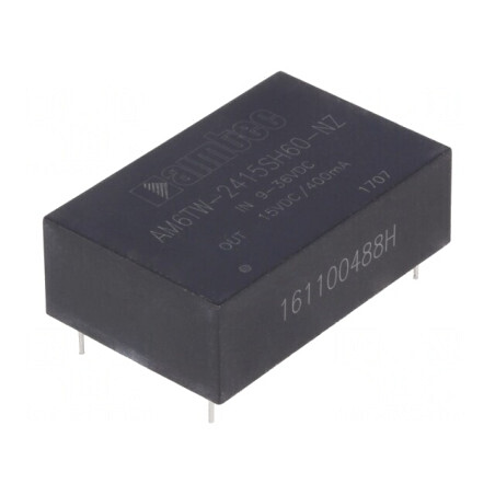 Convertor DC/DC 6W 9-36V la 15V 400mA DIP24 | Electronic-mag.ro | Componente Electronice