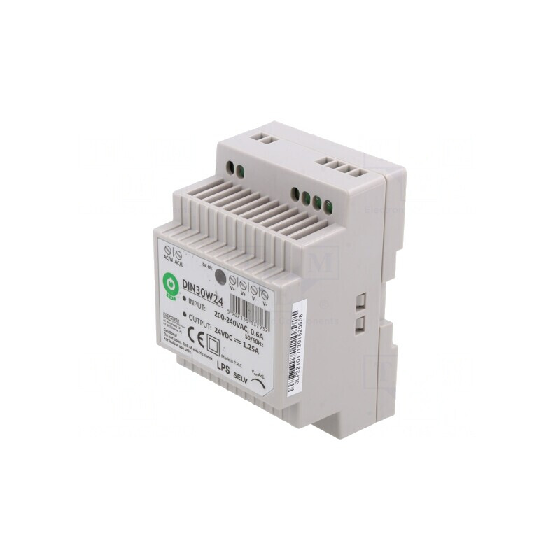Alimentator Pulsatoriu DIN 30W 24V 1.25A | Electronic-mag.ro | Componente Electronice Alimentator Pulsatoriu DIN 30W 24V 1.25A | Electronic-mag.ro | Componente Electronice