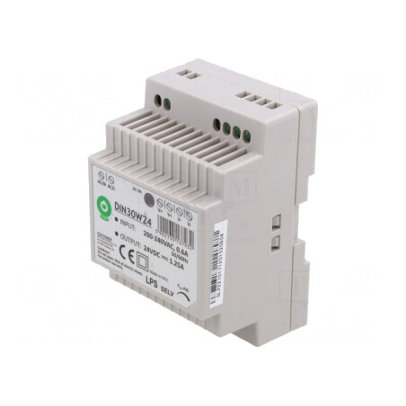 Alimentator Pulsatoriu DIN 30W 24V 1.25A | Electronic-mag.ro | Componente Electronice