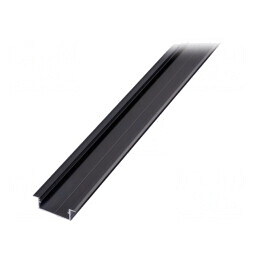 Profil aluminiu anodizat negru pentru module LED, 2m VARIO30-06 | Electronic-mag.ro | Componente Electronice