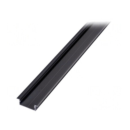 Profil aluminiu anodizat negru pentru module LED, 2m VARIO30-06 | Electronic-mag.ro | Componente Electronice