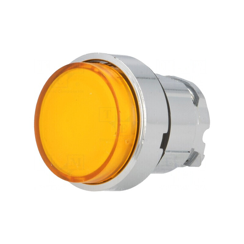 Comutator apăsare 22mm portocaliu stabil 1 poziție | Electronic-mag.ro | Componente Electronice