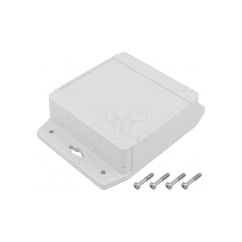 Carcasă universală cu lame de fixare 104x106x37 mm | Electronic-mag.ro | Componente Electronice