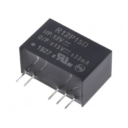 Convertor DC/DC 1W 12V la +/-15V | Electronic-mag.ro | Componente Electronice