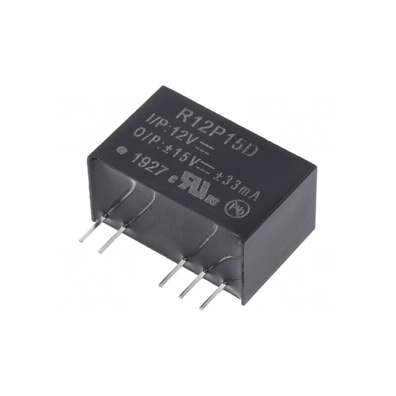 Convertor DC/DC 1W 12V la +/-15V | Electronic-mag.ro | Componente Electronice