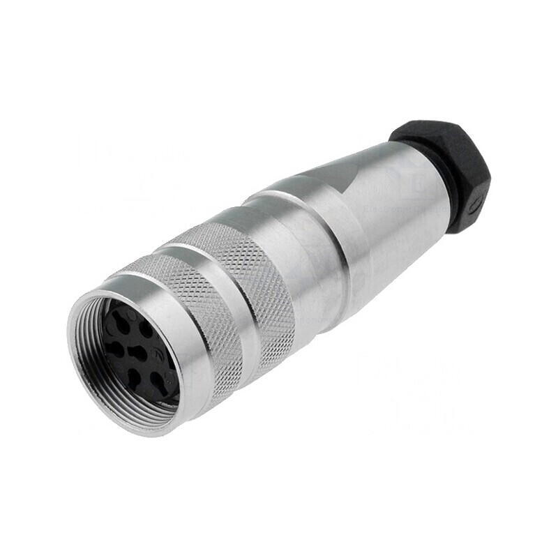 Conector M16 Mufă Mamă 6 PIN 5A 300V Drept pentru Cablu | Electronic-mag.ro | Componente Electronice