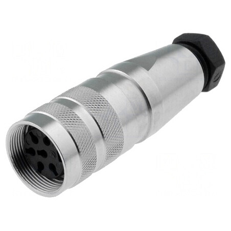 Conector M16 Mufă Mamă 6 PIN 5A 300V Drept pentru Cablu | Electronic-mag.ro | Componente Electronice