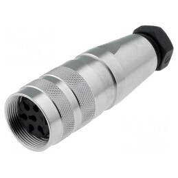 Conector M16 Mufă Mamă 6 PIN 5A 300V Drept pentru Cablu | Electronic-mag.ro | Componente Electronice