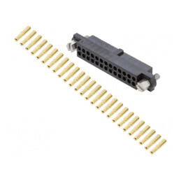 Mufă cablu-placă mamă Datamate J-Tek 2mm 26 pini crimpată | Electronic-mag.ro | Componente Electronice