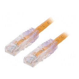 Patch cord TX6 PLUS U/UTP Cat 6 LSZH Portocaliu 3m | Electronic-mag.ro | Componente Electronice