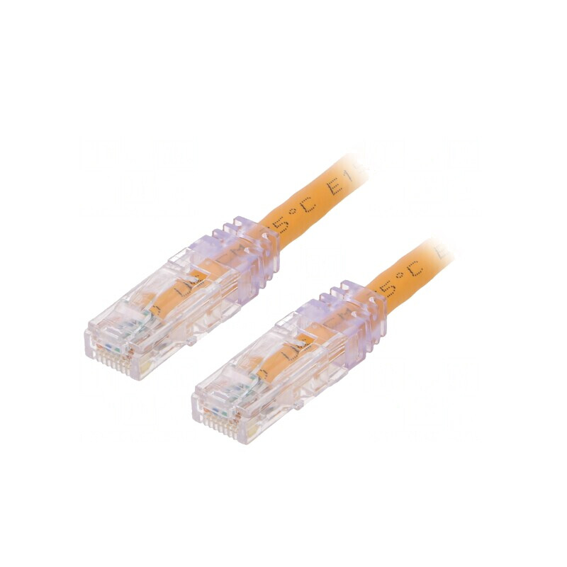 Patch cord TX6 PLUS U/UTP Cat 6 LSZH Portocaliu 3m | Electronic-mag.ro | Componente Electronice