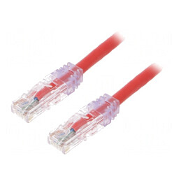 Patch cord UTP Cat6 LSZH 3m Roșu | Electronic-mag.ro | Componente Electronice