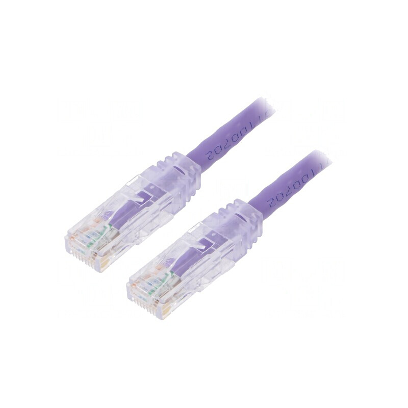 Patch Cord Cat6 U/UTP LSZH Violet 3m | Electronic-mag.ro | Componente Electronice