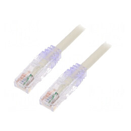 Patch cord alb TX6 PLUS U/UTP 6 LSZH 3m 24AWG | Electronic-mag.ro | Componente Electronice