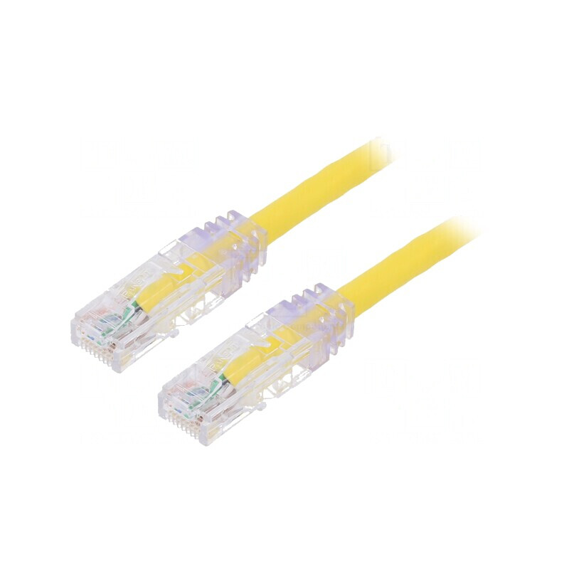 Patch Cord UTP Cat6 Galben 3m LSZH | Electronic-mag.ro | Componente Electronice