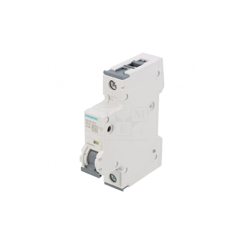 Întrerupător de Supracurent 16A 1P 230/400V 6kA | Electronic-mag.ro | Componente Electronice