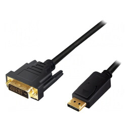 Cablu DisplayPort 1.2 la DVI-D, 1m