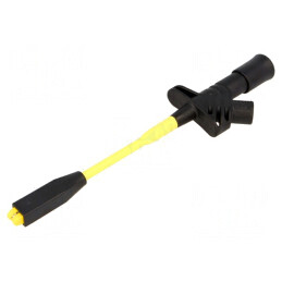 Clips de măsurare crocodil 20A, negru, 1000V, 4mm, 50mΩ | Electronic-mag.ro | Componente Electronice
