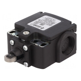 Limitator cursă rolă oțel Ø12mm NO NC 10A 500VAC | Electronic-mag.ro | Componente Electronice
