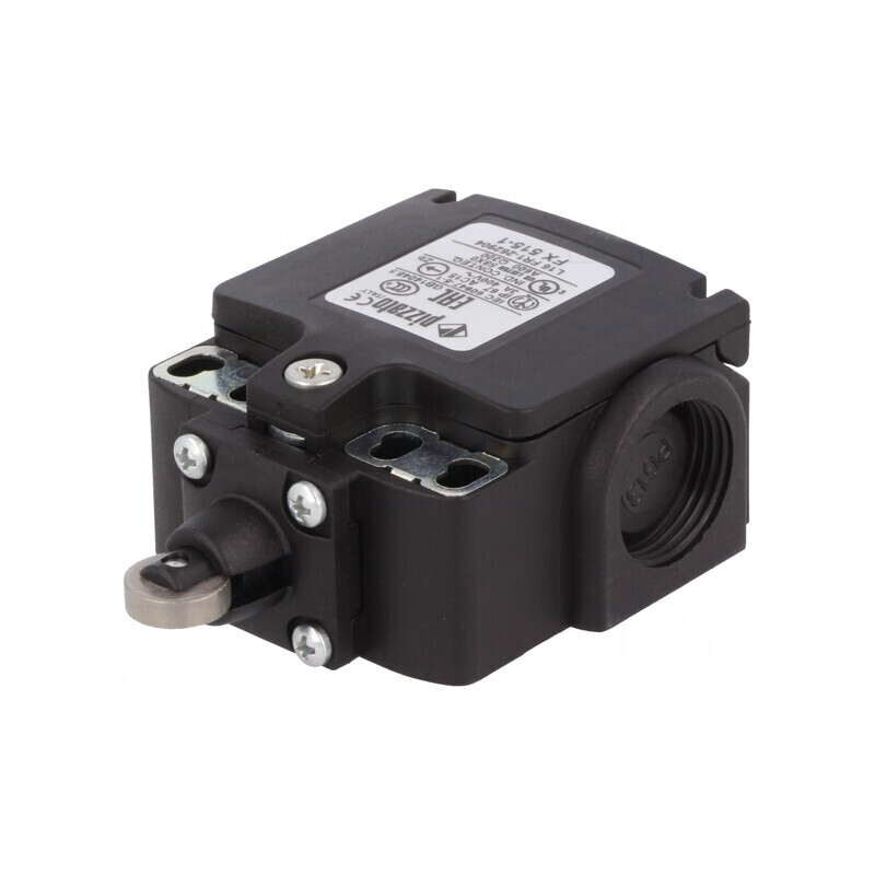 Limitator cursă rolă oțel Ø12mm NO NC 10A 500VAC | Electronic-mag.ro | Componente Electronice
