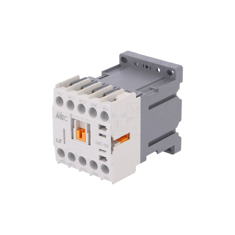 Contactor 3P NO 24VDC 6A IP20 | Electronic-mag.ro | Componente Electronice