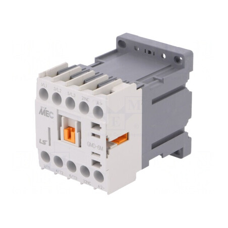 Contactor 3P NO 24VDC 6A IP20 | Electronic-mag.ro | Componente Electronice