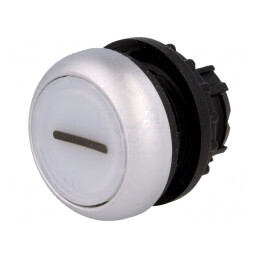 Comutator Apăsare 22mm Alb IP67 | Electronic-mag.ro | Componente Electronice