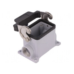 Carcasă pentru Conectori HDC C-TYPE 44.27 IP66 | Electronic-mag.ro | Componente Electronice