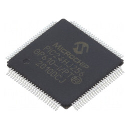 Microcontroler PIC24HJ256GP610 256kB SMD TQFP100 | Electronic-mag.ro | Componente Electronice