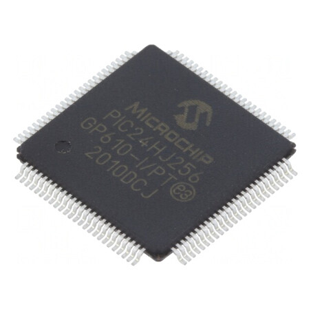 Microcontroler PIC24HJ256GP610 256kB SMD TQFP100 | Electronic-mag.ro | Componente Electronice