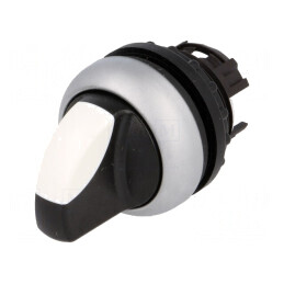 Comutator Rotativ 22mm Alb-Negru 2 Pzi | Electronic-mag.ro | Componente Electronice
