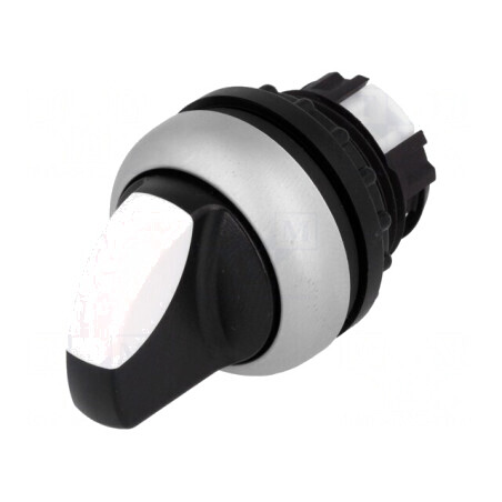 Comutator rotativ 22mm 3 poziții alb-negru | Electronic-mag.ro | Componente Electronice