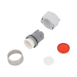 Comutator Roșu 22mm Acționat prin Apăsare | Electronic-mag.ro | Componente Electronice