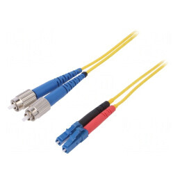 Patch Cord Fibră Optică FC/UPC-LC/UPC 1m 9/125um | Electronic-mag.ro | Componente Electronice