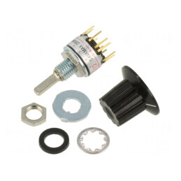 Comutator Rotativ 12 Pozitii 0.1A 28V | Electronic-mag.ro | Componente Electronice