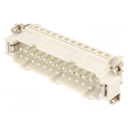Conector HDC Inserturi Contact Tată S-E PIN 24 24 PE 16A | Electronic-mag.ro | Componente Electronice