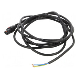 Cablu Alimentare IEC C13 cu Blocare 4m Negru 10A | Electronic-mag.ro | Componente Electronice