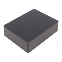 Carcasă universală aluminiu IP54 neagră 94x119x34 mm | Electronic-mag.ro | Componente Electronice